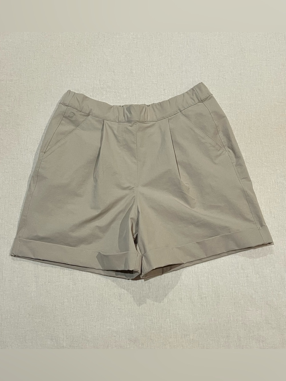 Public Rec Women's Rec Shorts in Taupe Quick Dry Tailored Shorts Size 30